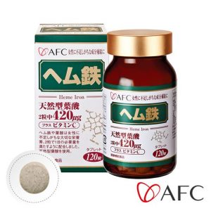 AFC 菁鑽鐵S錠狀食品